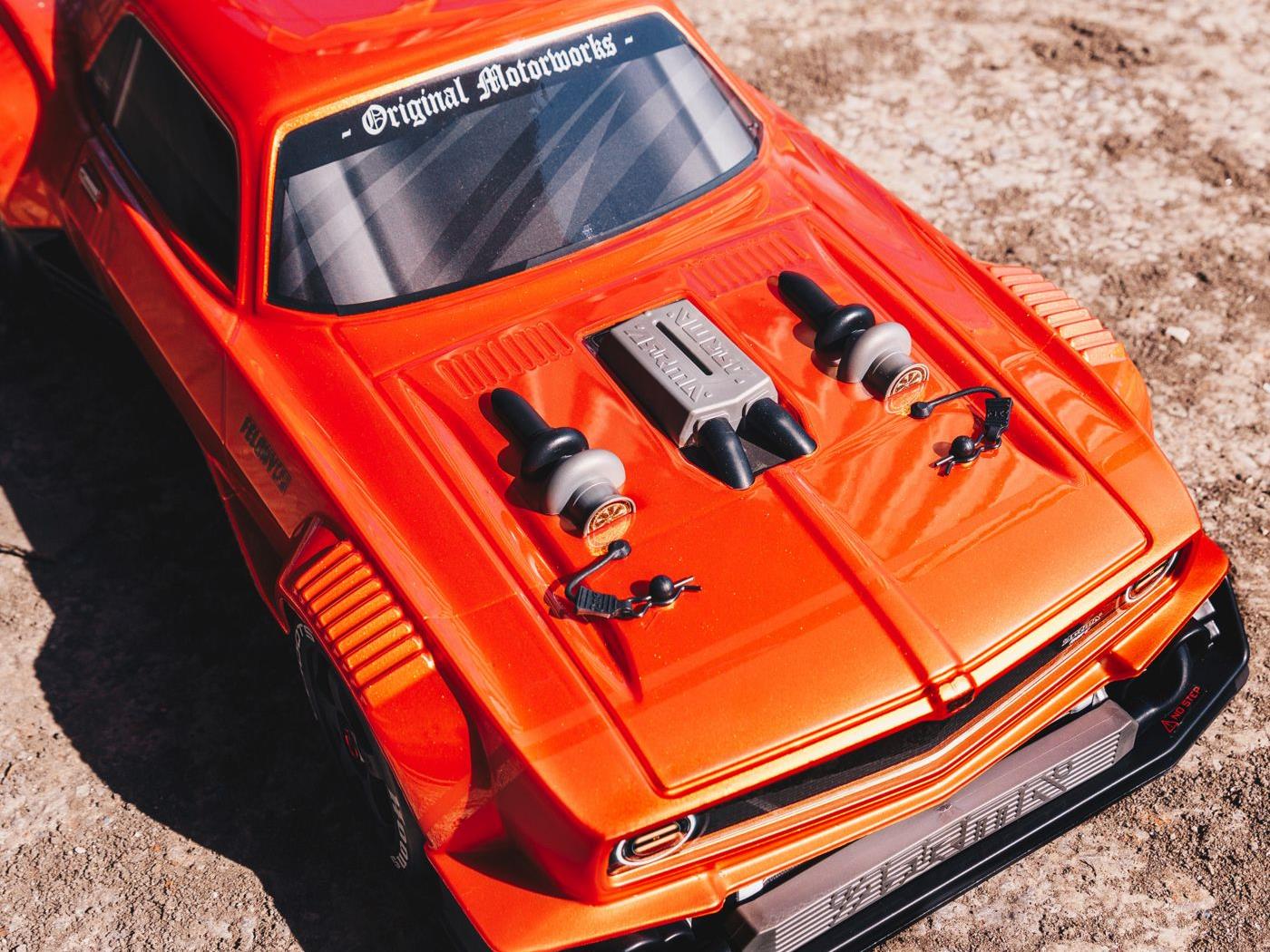 1/7 FELONY 6S 4X4 BLX Resto-Mod Muscle Car RTR Orange