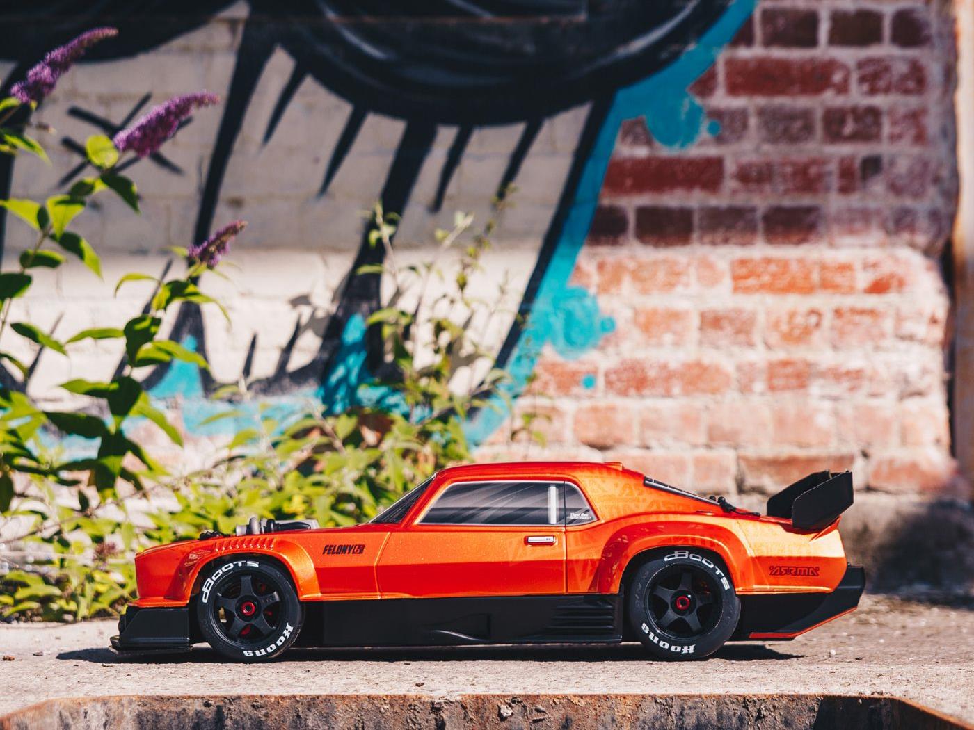 1/7 FELONY 6S 4X4 BLX Resto-Mod Muscle Car RTR Orange