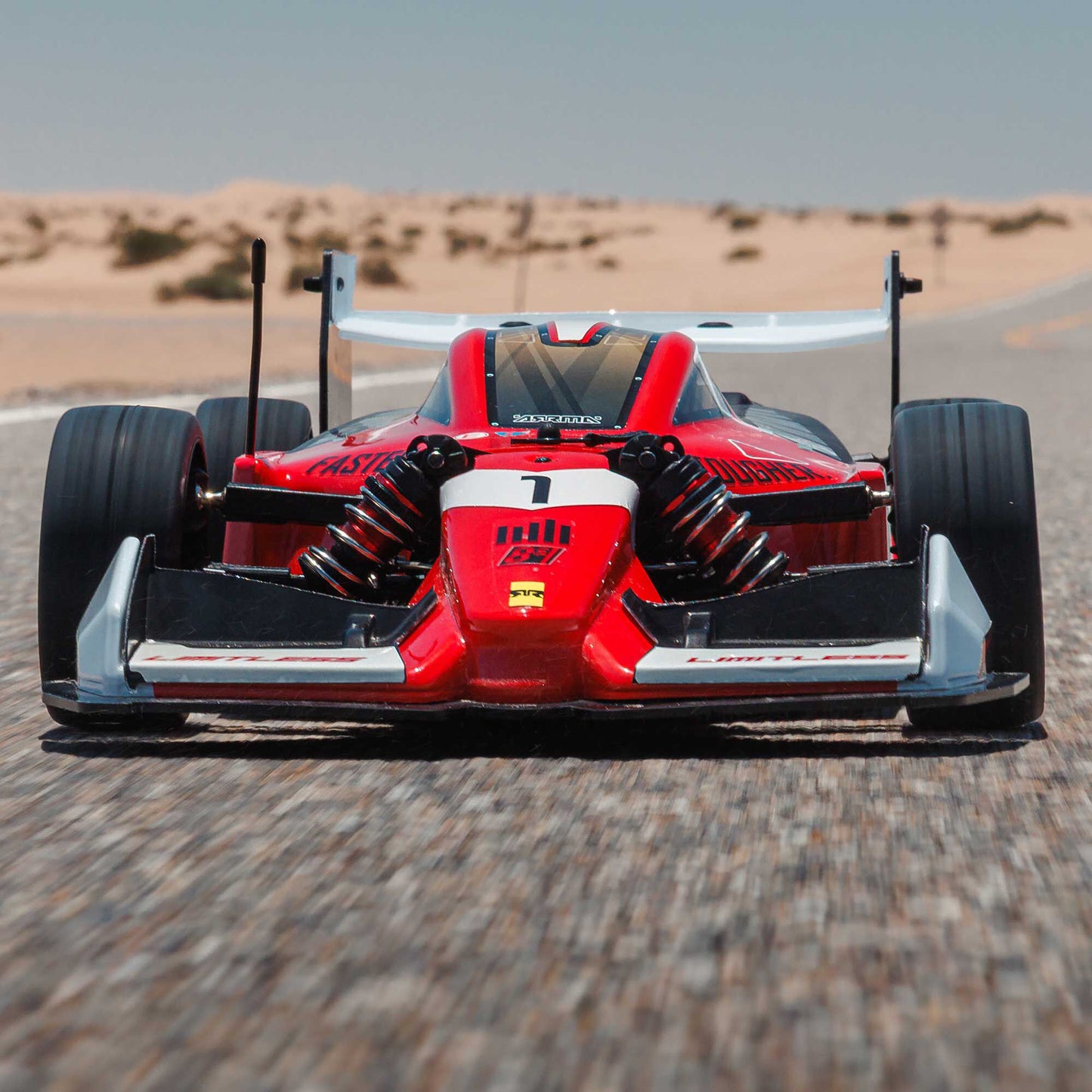 ** PREORDER 05-10-2025 ** 1/7 LIMITLESS 8S AVC 4X4 RTR BLX Street Speed, SPEED MACHINE Red/Black C-ARA7816T1