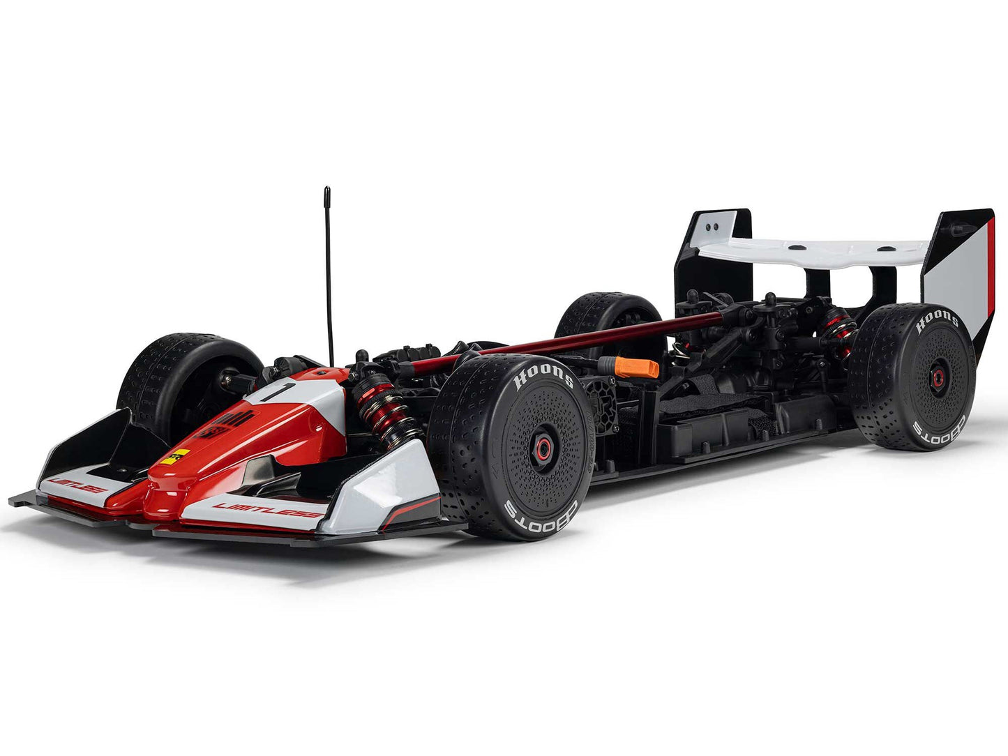 1/7 LIMITLESS 120 8S AVC 4X4 RTR Street Speed, Red/Black