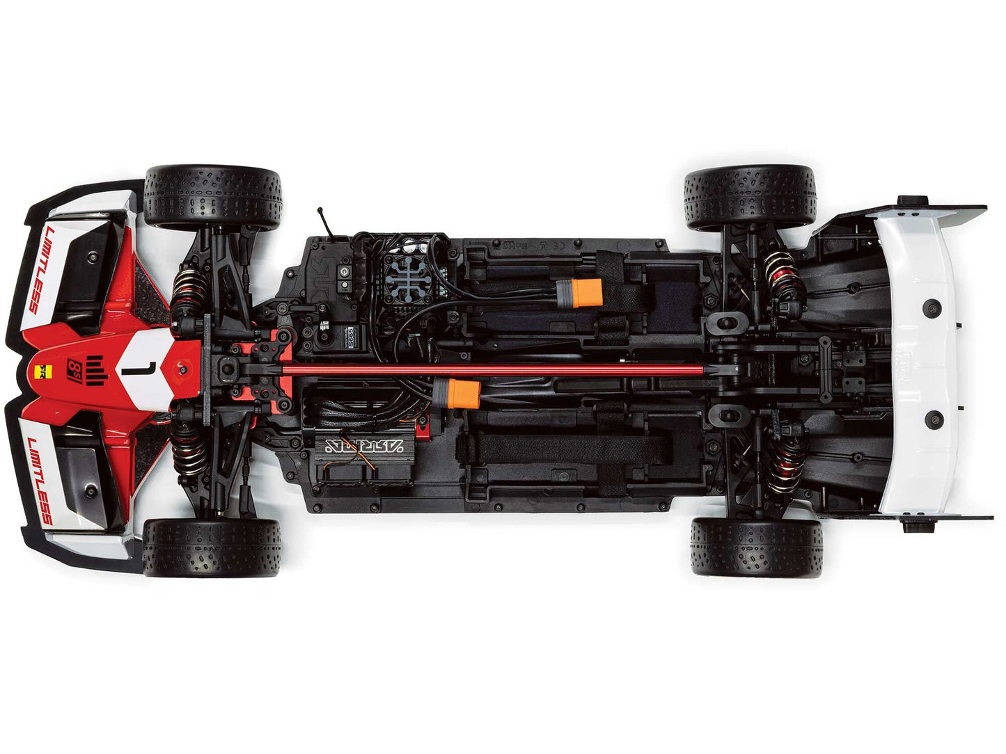 ** PREORDER 05-10-2025 ** 1/7 LIMITLESS 8S AVC 4X4 RTR BLX Street Speed, SPEED MACHINE Red/Black C-ARA7816T1
