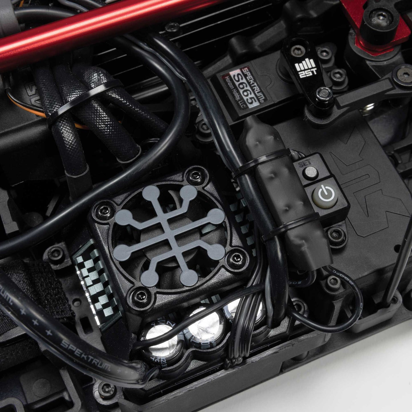 ** PREORDER 05-10-2025 ** 1/7 LIMITLESS 8S AVC 4X4 RTR BLX Street Speed, SPEED MACHINE Red/Black C-ARA7816T1