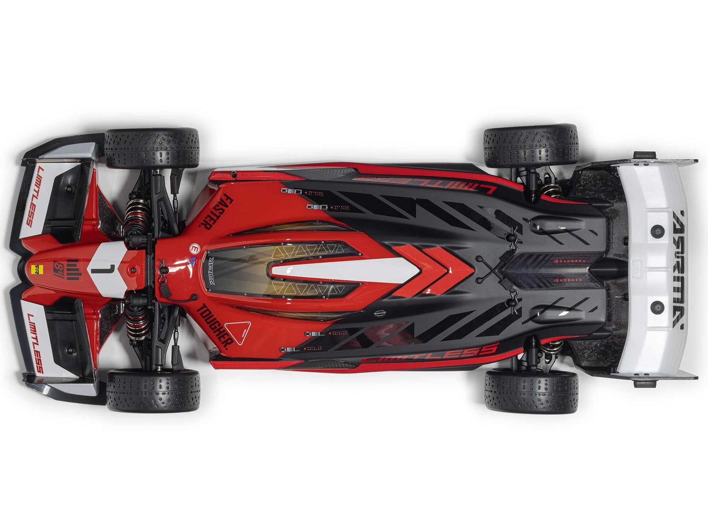 ** PREORDER 05-10-2025 ** 1/7 LIMITLESS 8S AVC 4X4 RTR BLX Street Speed, SPEED MACHINE Red/Black C-ARA7816T1