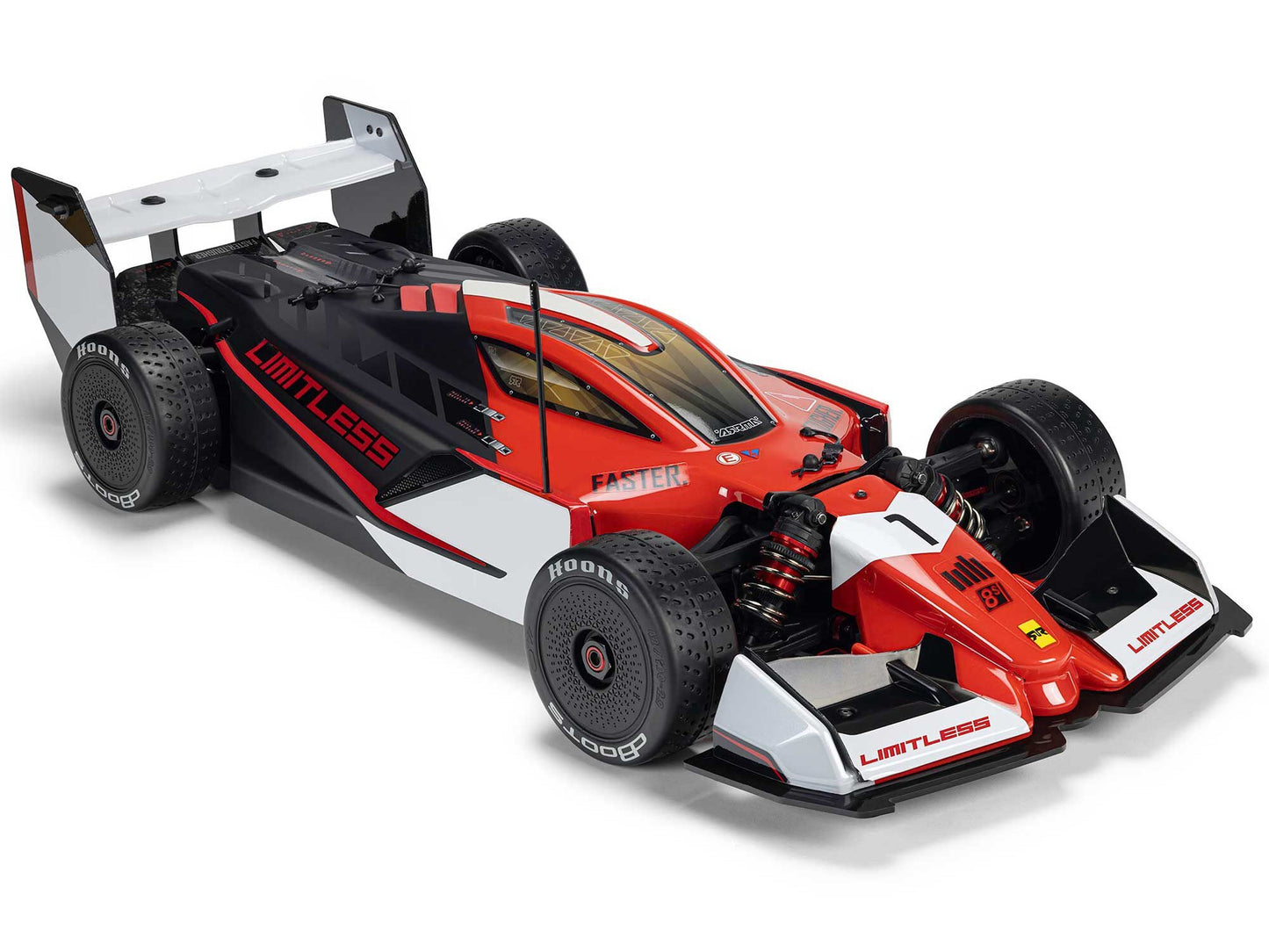 ** PREORDER 05-10-2025 ** 1/7 LIMITLESS 8S AVC 4X4 RTR BLX Street Speed, SPEED MACHINE Red/Black C-ARA7816T1