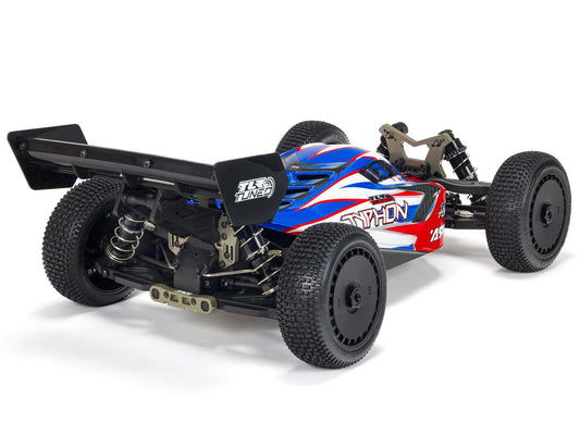 1/8 TLR TUNED TYPHON 6S 4X4 BLX Buggy RTR Red/Blue