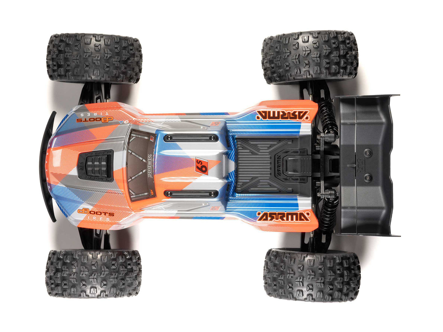 1/8 KRATON 6S V6 4X4 BLX Speed Monster Truck RTR Orange