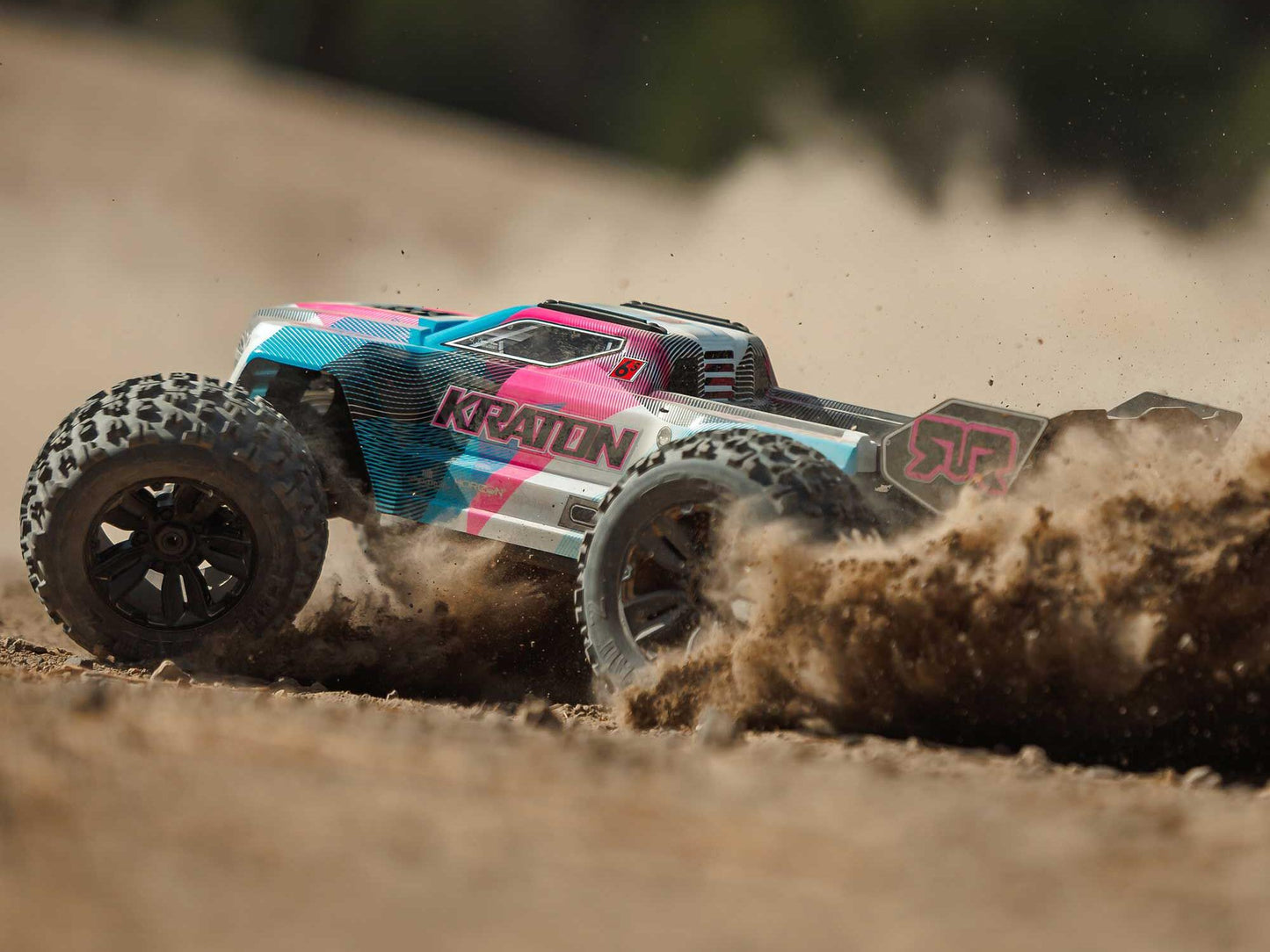 1/8 KRATON 6S V6 4X4 BLX Speed Monster Truck RTR Pink