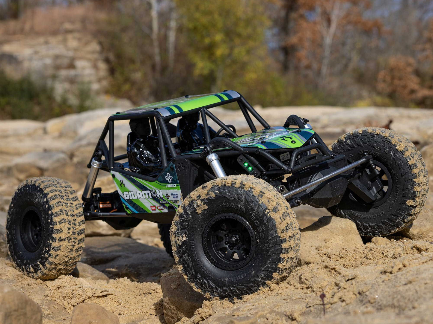 1/8 AXP8 Gilamon 2.2 4X4 RTR Trail Buggy Green