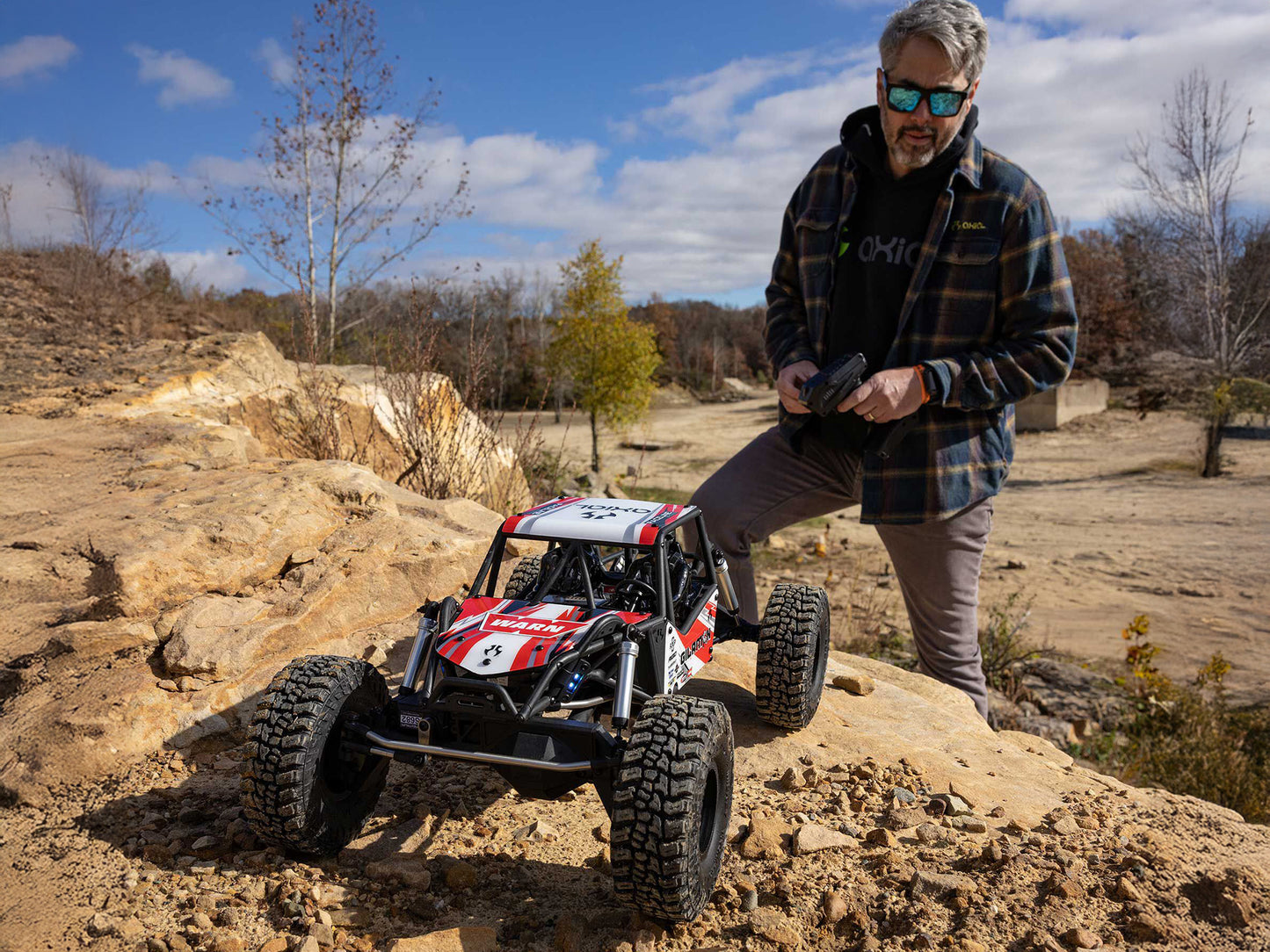 1/8 AXP8 Gilamon 2.2 4X4 RTR Trail Buggy Red
