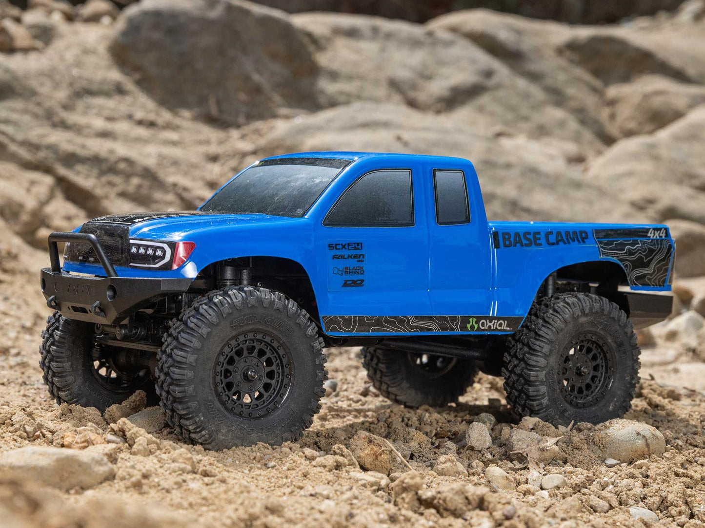 1/24 SCX24 Base Camp 4WD Rock Crawler RTR Blue