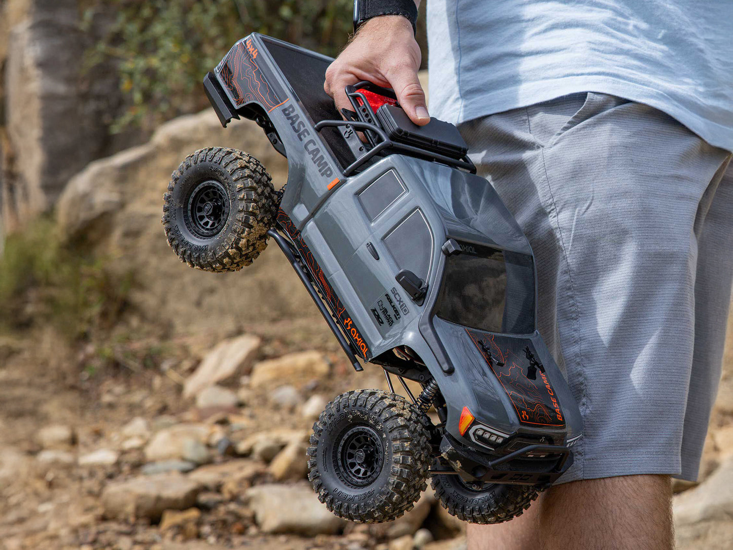 1/10 SCX10 III Base Camp 4X4 Rock Crawler RTR Grey