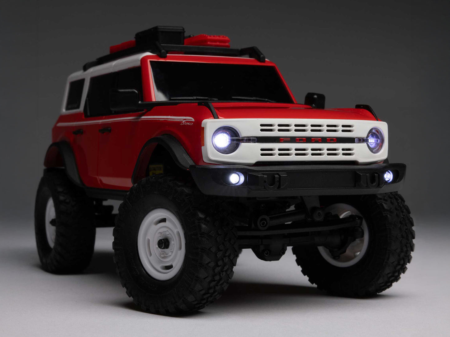 1/24 SCX24 Ford Bronco 4X4 RTR (inc Battery & Charger) Red