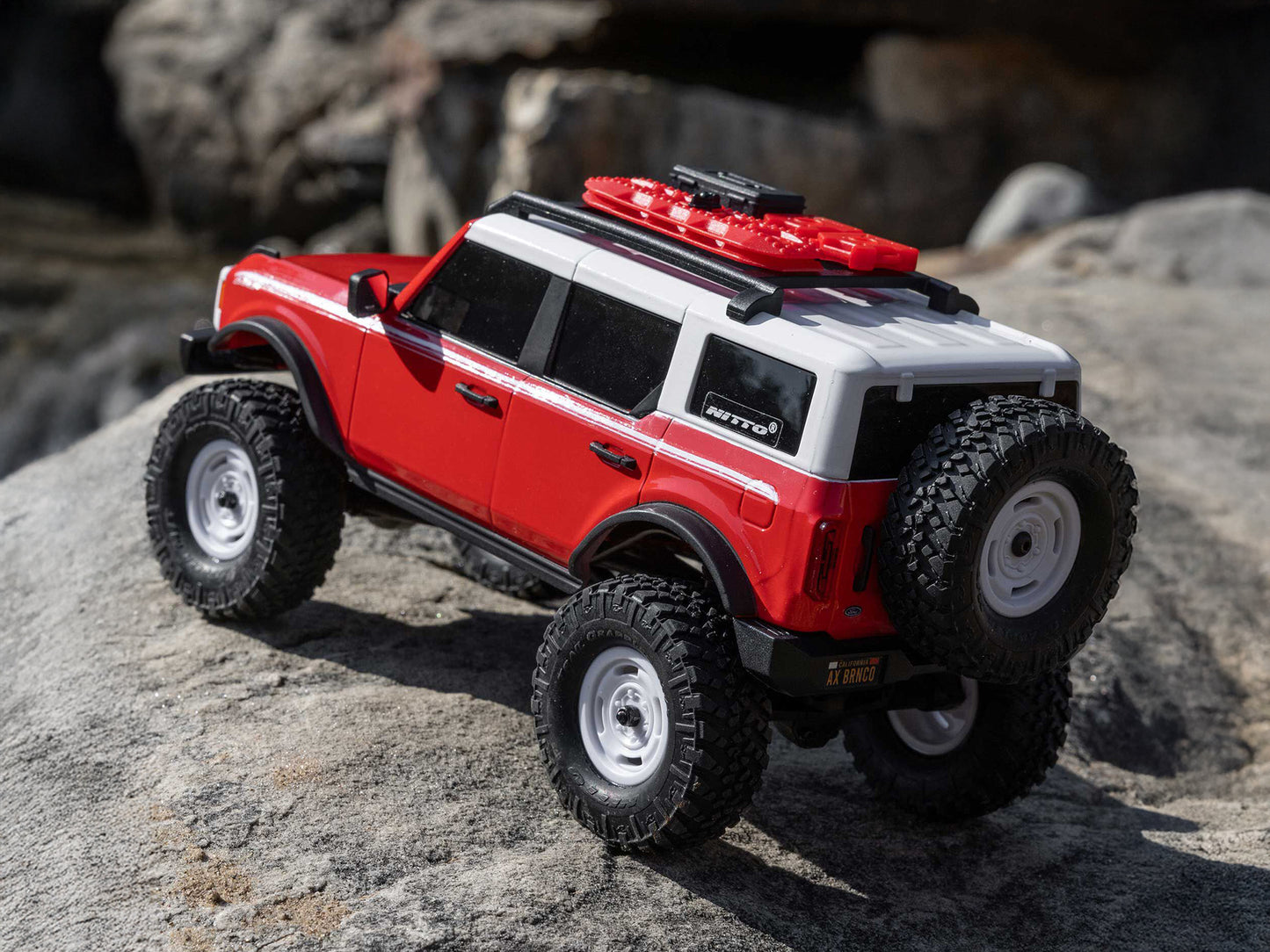 1/24 SCX24 Ford Bronco 4X4 RTR (inc Battery & Charger) Red