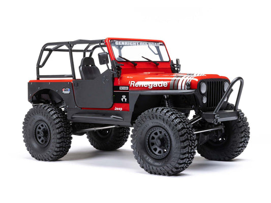 1/10 SCX10 III Jeep CJ-7 4WD RTR Red