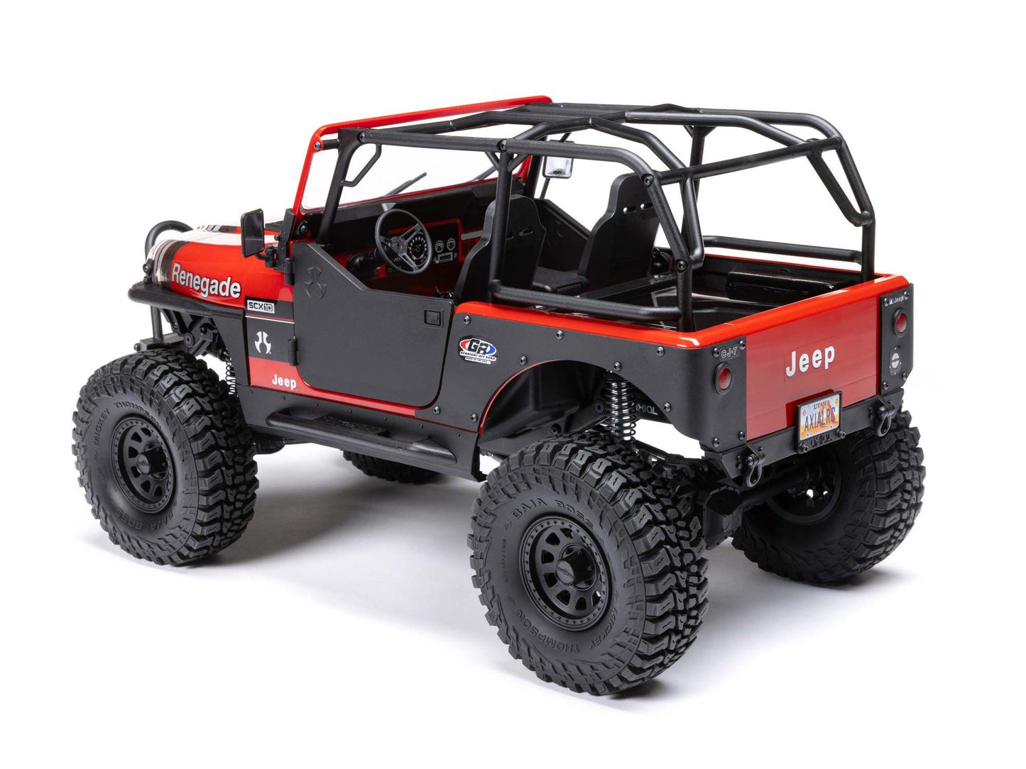 1/10 SCX10 III Jeep CJ-7 4WD RTR Red