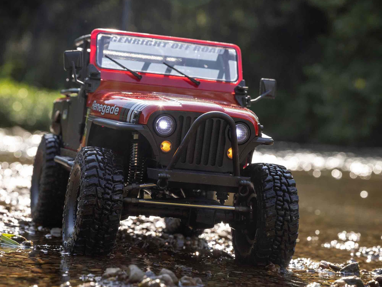 1/10 SCX10 III Jeep CJ-7 4WD RTR Red