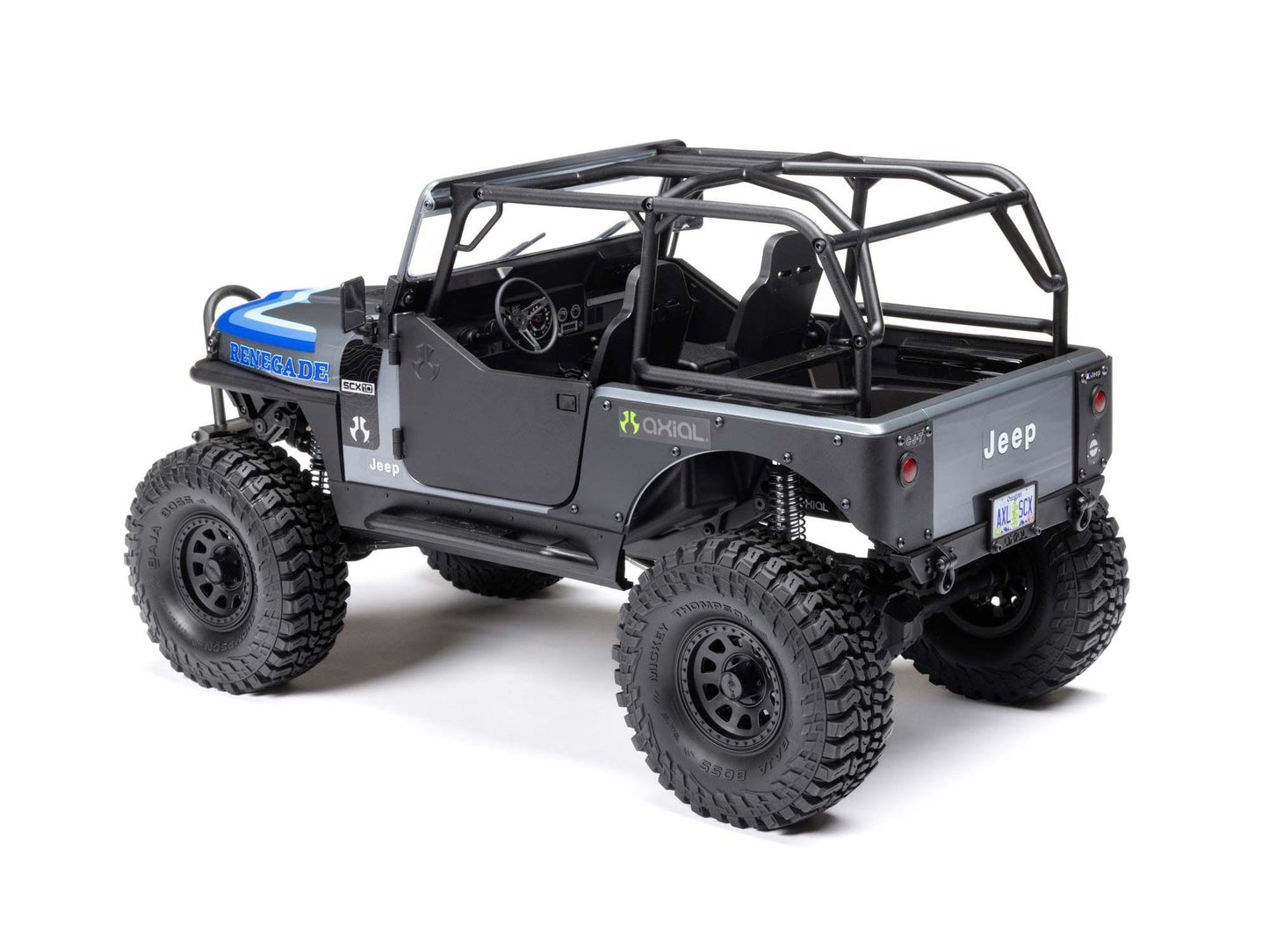 1/10 SCX10 III Jeep CJ-7 4WD RTR Grey