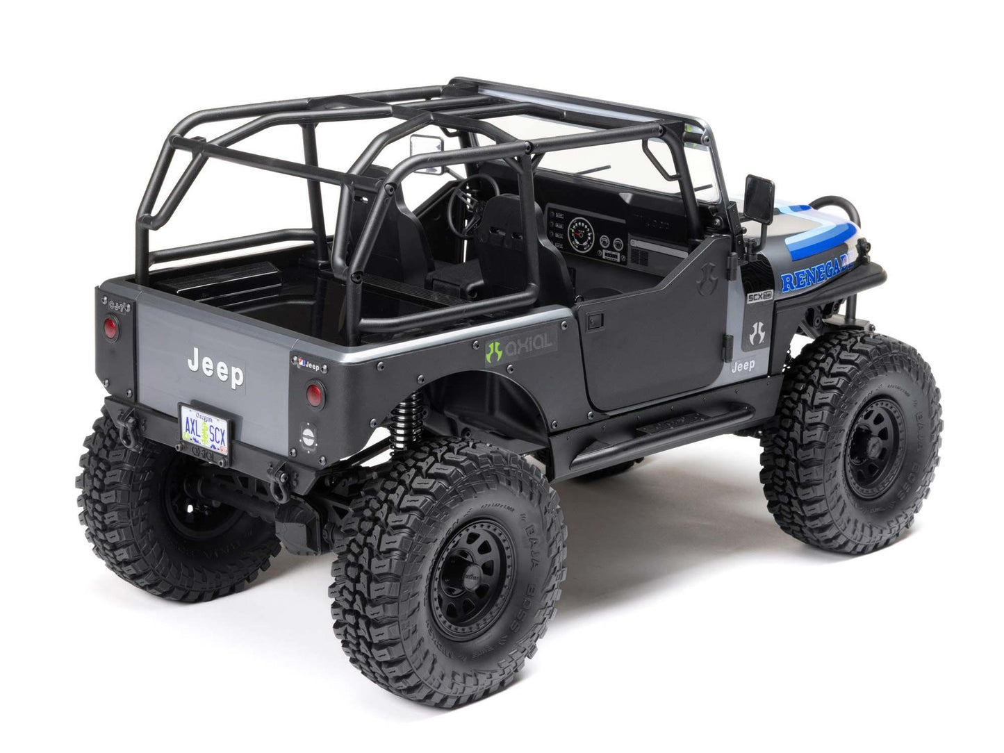 1/10 SCX10 III Jeep CJ-7 4WD RTR Grey