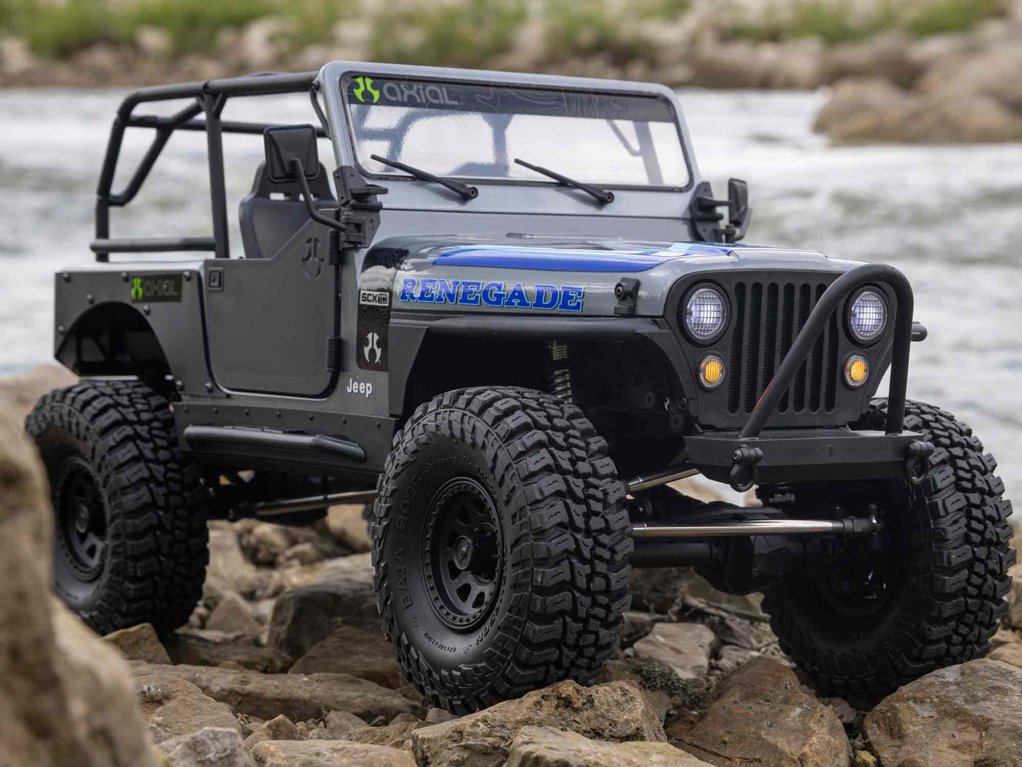 1/10 SCX10 III Jeep CJ-7 4WD RTR Grey