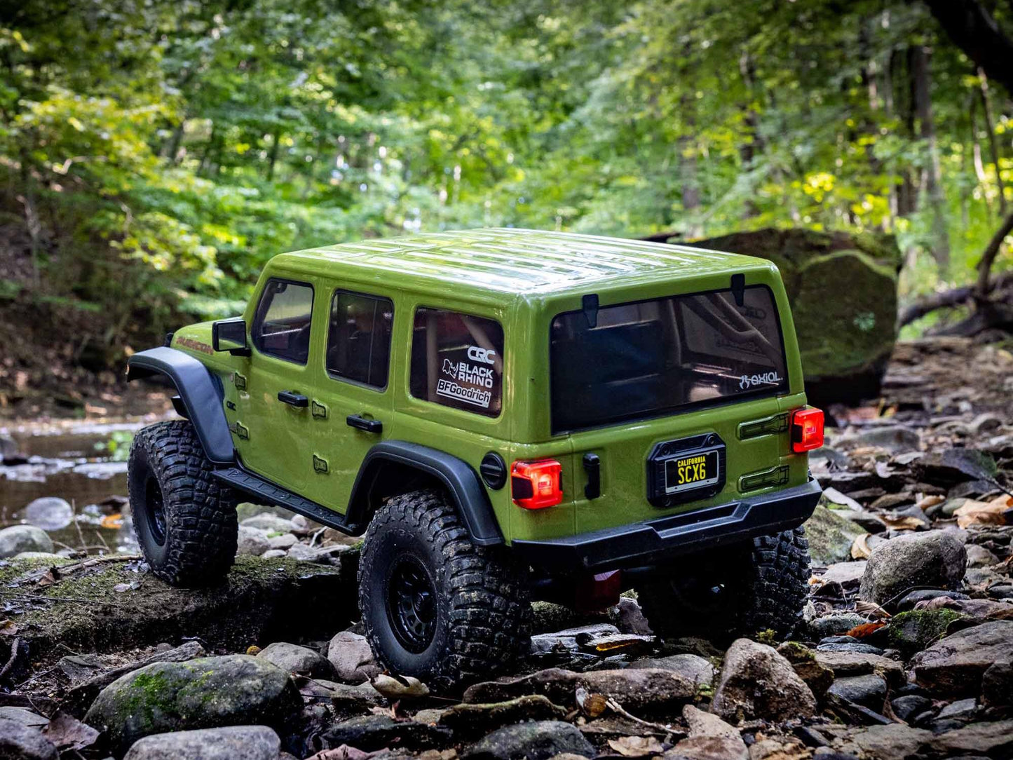 1/6 SCX6 Jeep JLU Wrangler 4WD Rock Crawler RTR Green