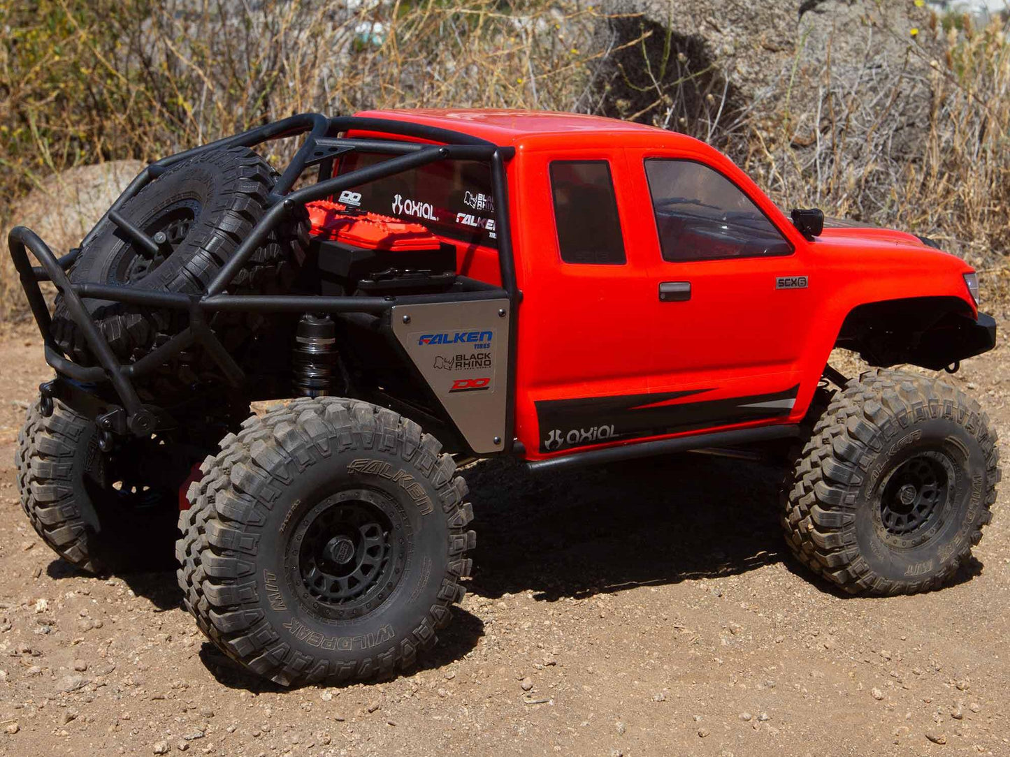 1/6 SCX6 Trail Honcho 4WD Rock Crawler RTR Red