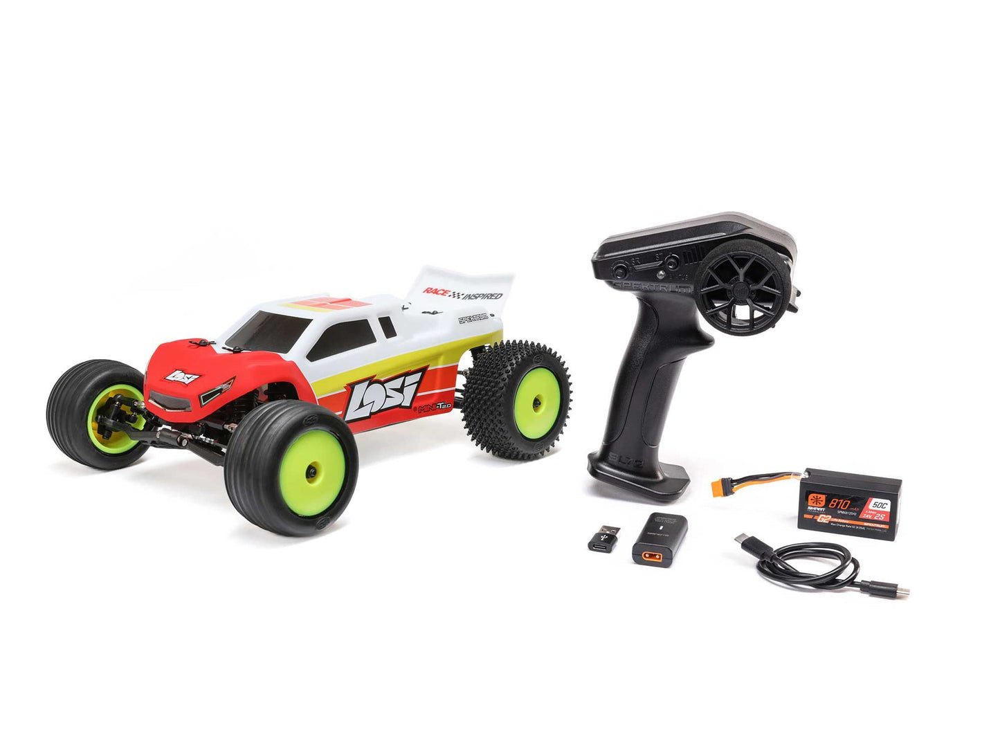 1/18 Mini-T 2.0 V2 2WD Stadium Truck Brushless RTR Red