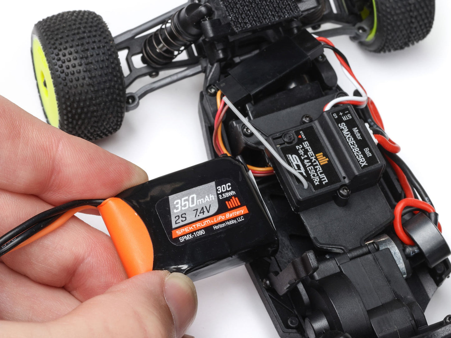 1/28 Micro-T 2WD Stadium Truck RTR White