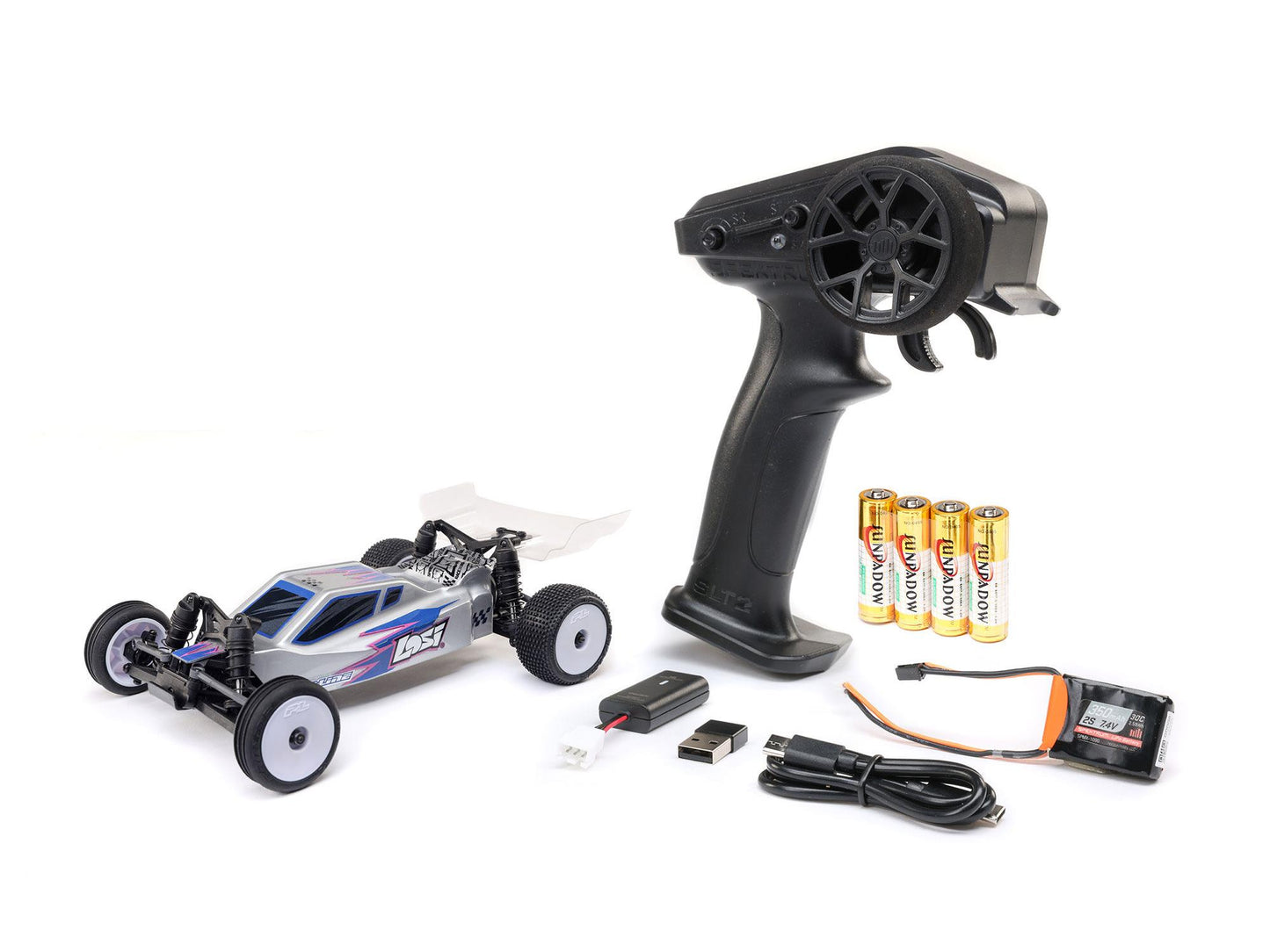 1/24 Micro-B 2WD Buggy RTR Silver