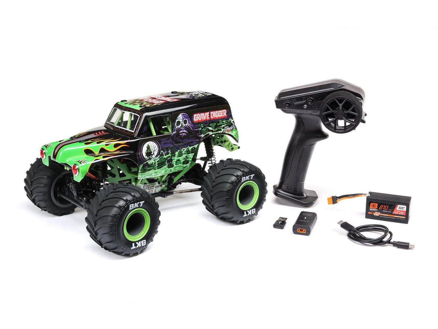 1/18 Mini LMT 4WD Brushed Monster Truck RTR Grave Digger