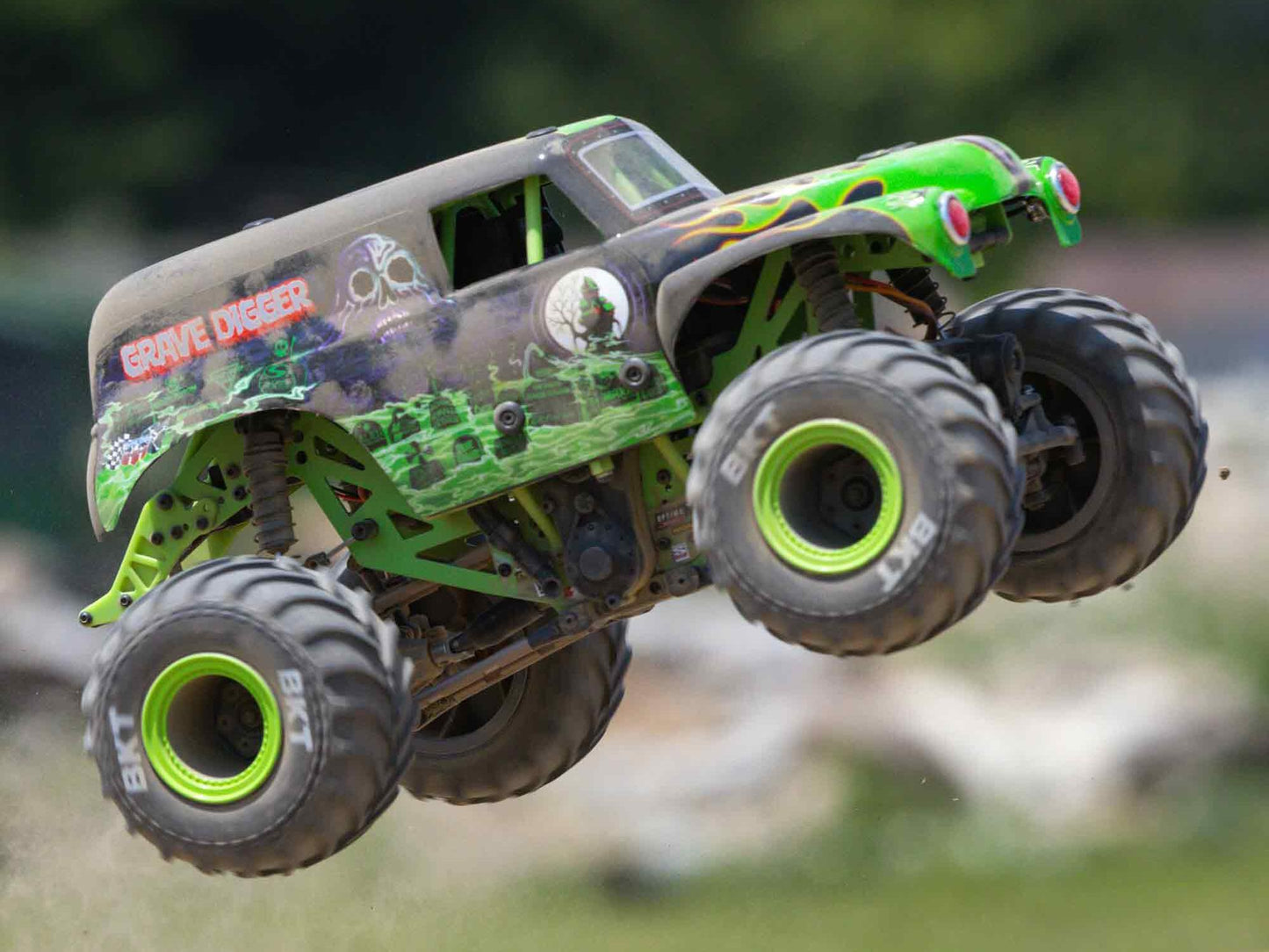 1/18 Mini LMT 4WD Brushed Monster Truck RTR Grave Digger