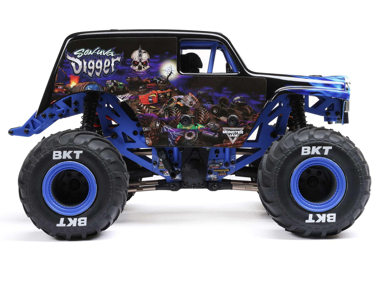 1/18 Mini LMT 4WD Brushed Monster Truck RTR Son-uva Digger