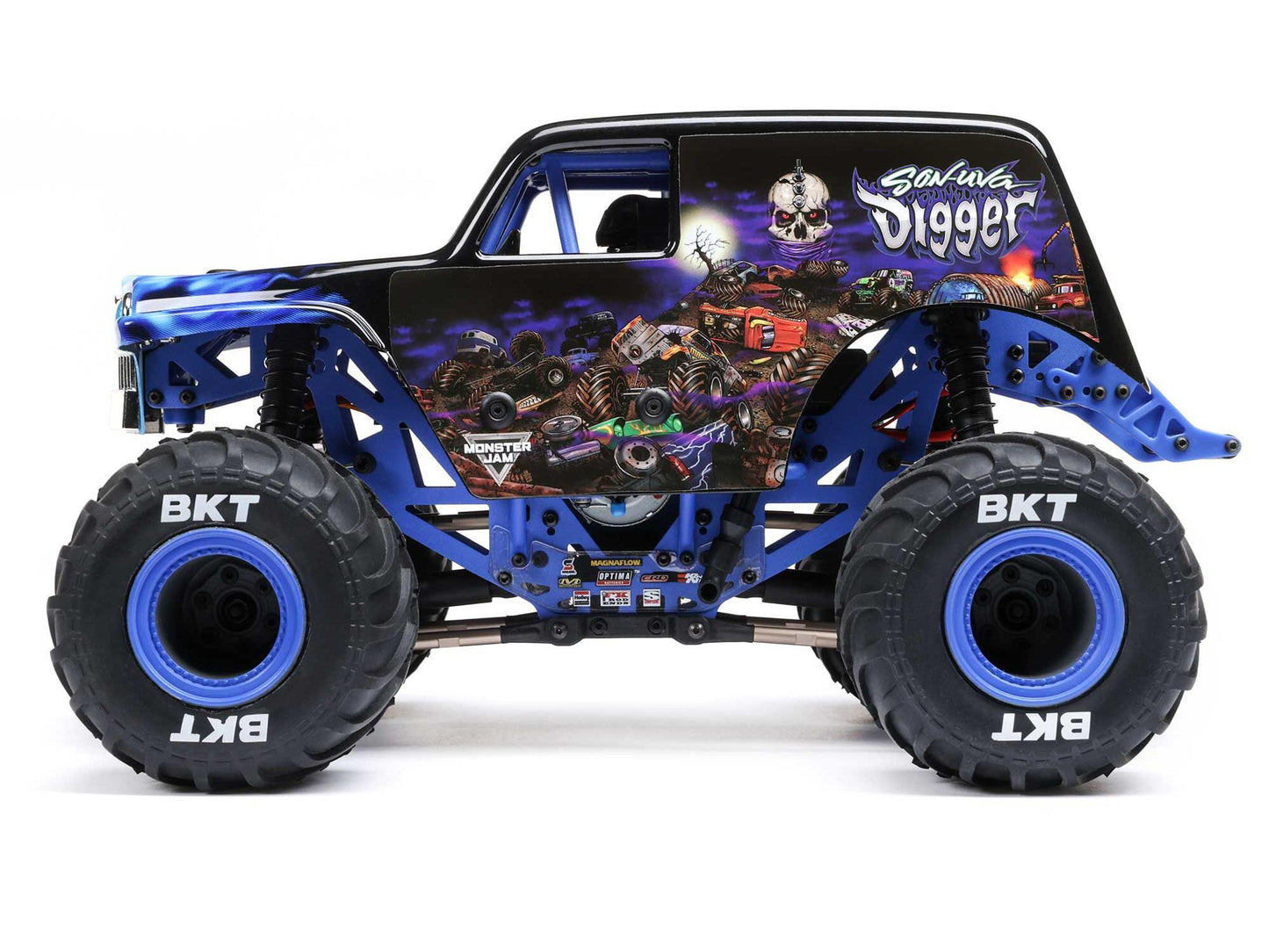 1/18 Mini LMT 4WD Brushed Monster Truck RTR Son-uva Digger