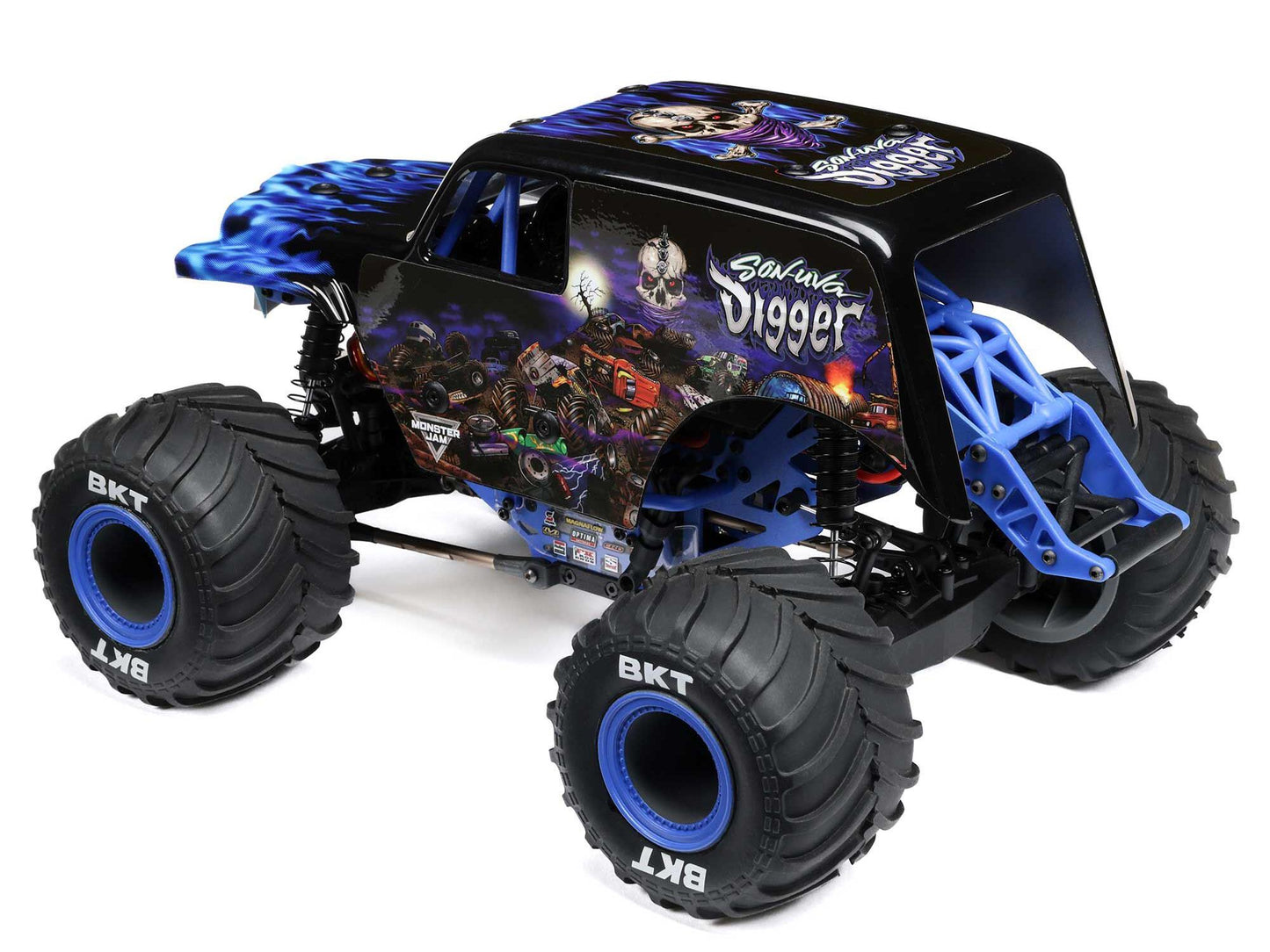 1/18 Mini LMT 4WD Brushed Monster Truck RTR Son-uva Digger