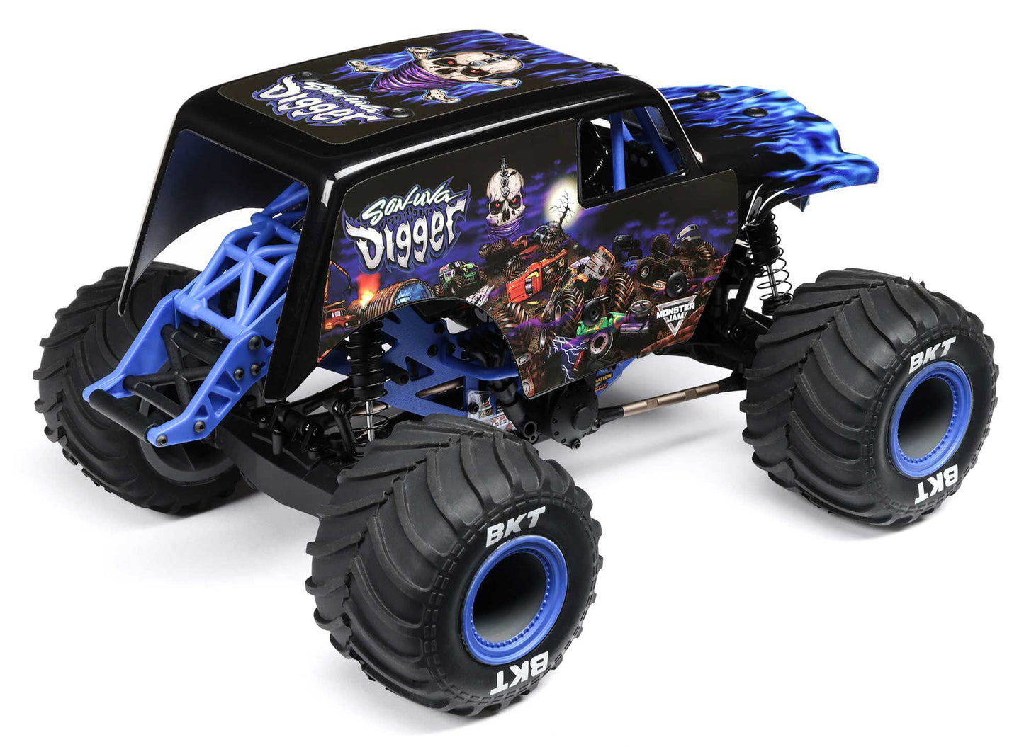 1/18 Mini LMT 4WD Brushed Monster Truck RTR Son-uva Digger