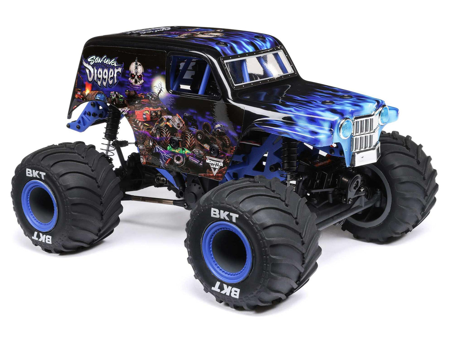 1/18 Mini LMT 4WD Brushed Monster Truck RTR Son-uva Digger