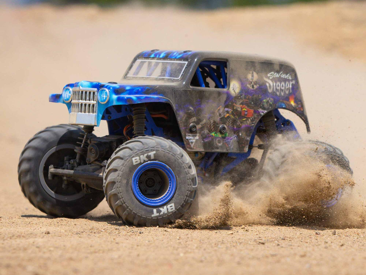 1/18 Mini LMT 4WD Brushed Monster Truck RTR Son-uva Digger