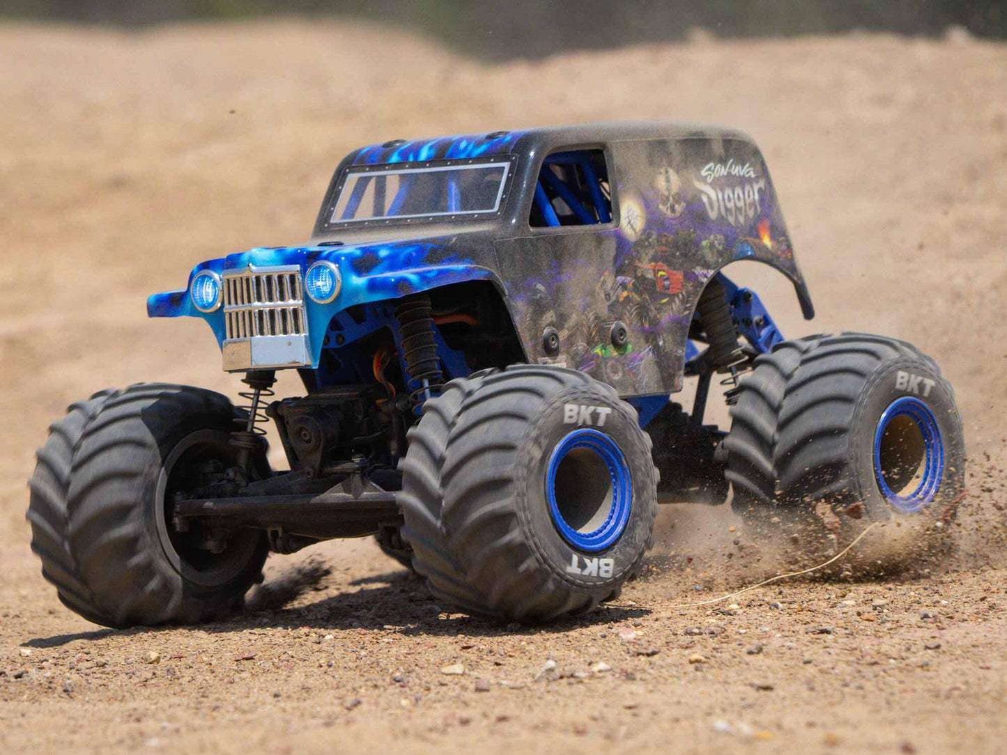 1/18 Mini LMT 4WD Brushed Monster Truck RTR Son-uva Digger