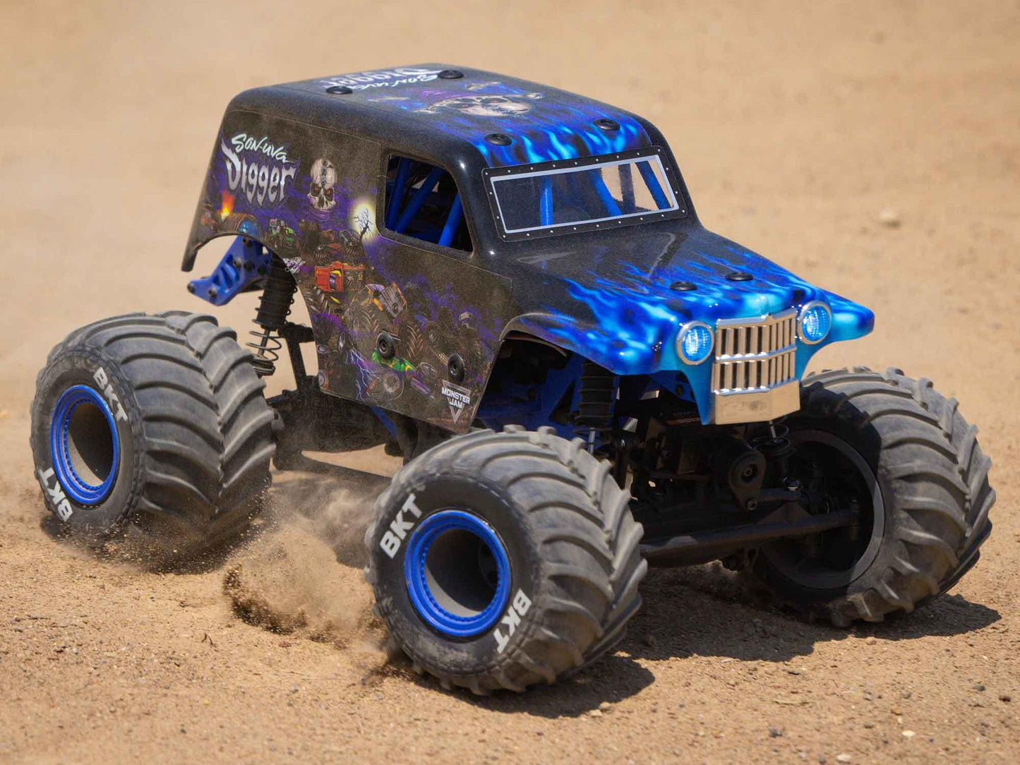 1/18 Mini LMT 4WD Brushed Monster Truck RTR Son-uva Digger