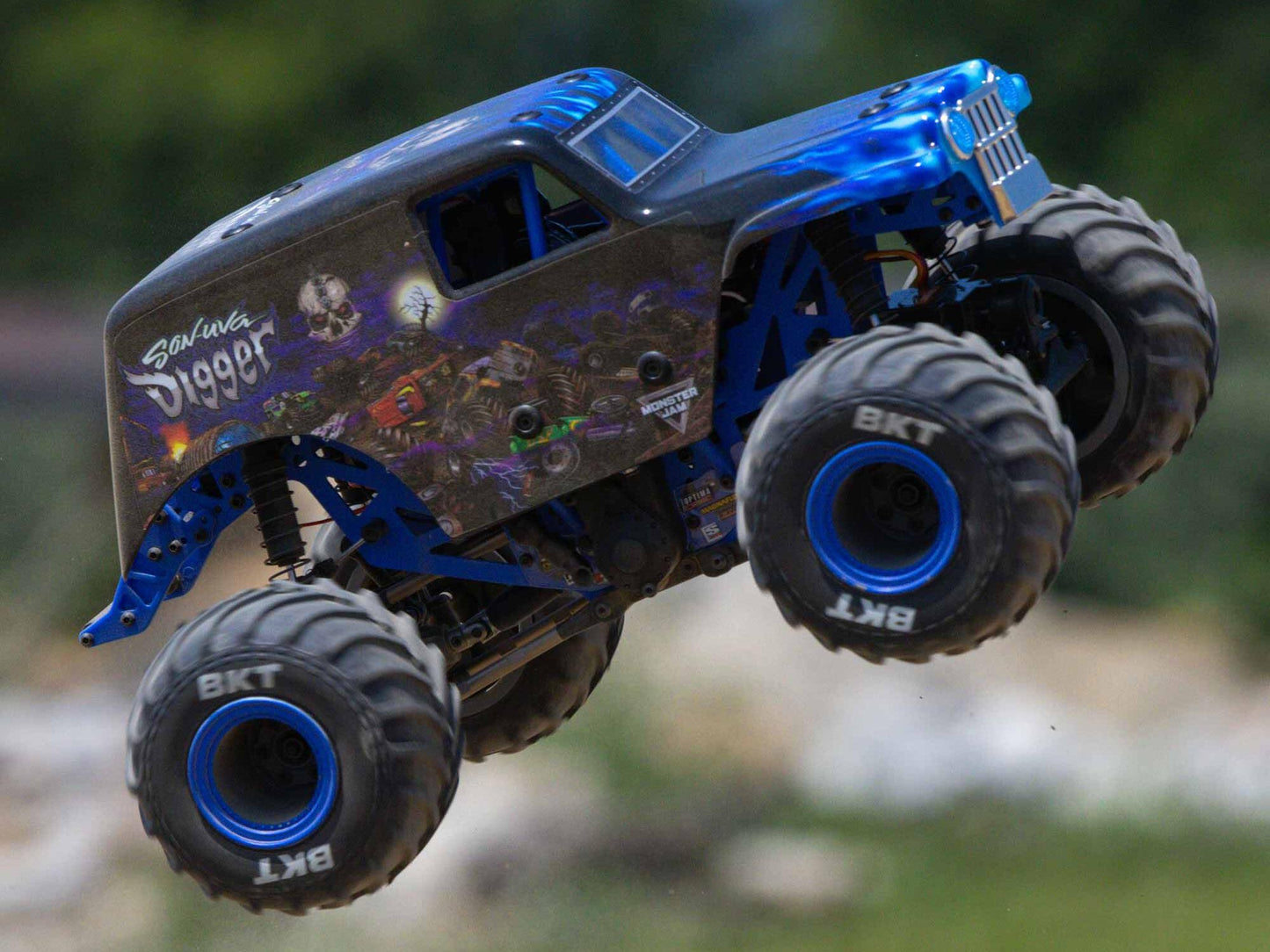 1/18 Mini LMT 4WD Brushed Monster Truck RTR Son-uva Digger