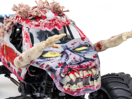 1/18 LOSI Mini LMT Zombie 2S 4X4 RTR Brushed Monster Truck With Battery & Charger #LOS01026T4