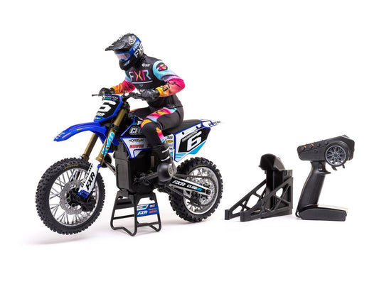 1/4 Promoto-MX Motorcycle RTR Club MX Blue