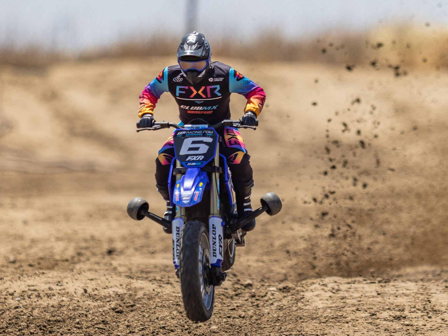 1/4 Promoto-MX Motorcycle RTR Club MX Blue