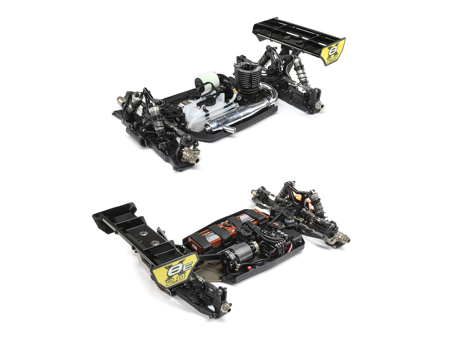 1/8 8IGHT-X/E 2.0 4WD Nitro/Electric Buggy Race Kit