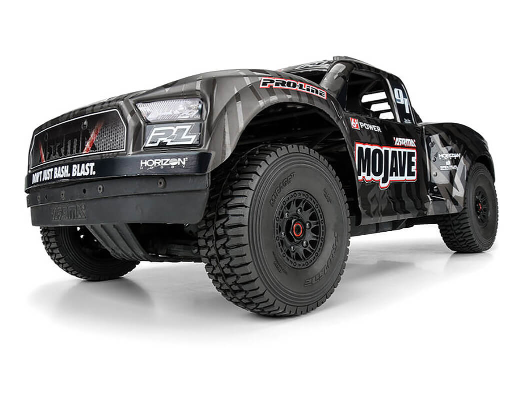 1/7 Mirage TT BELTED F/R tyres MTD 17mm Blk Raid (2): Mojave