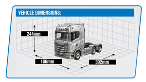 HUINA SCANIA 770S RC HAULAGE TRUCK RTR - SILVER