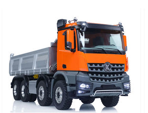 HUINA K5701 1/14 KABOLITE DUMP METAL 8X8 TRUCK 2-SPEED ORANGE