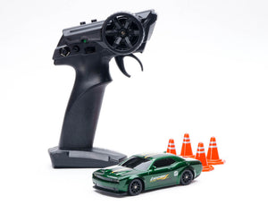 E-ZEE RC 1/43 LIGHTING STINGER 4WD DRIFT CAR WITH GYRO - GREEN