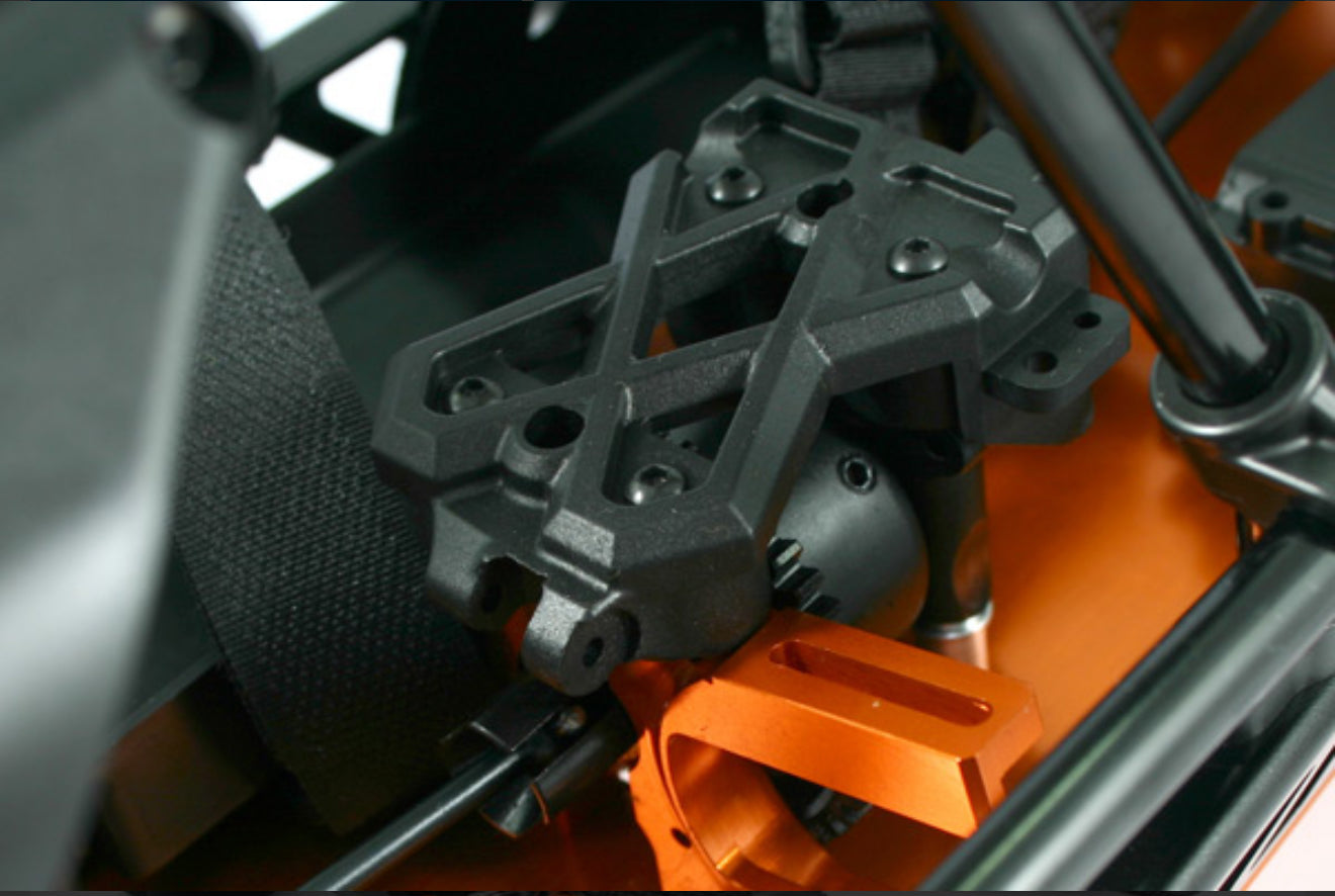 HOBAO HYPER CAGE TRUGGY ELECTRIC ROLLER CHASSIS - BLACK #HBCTEB