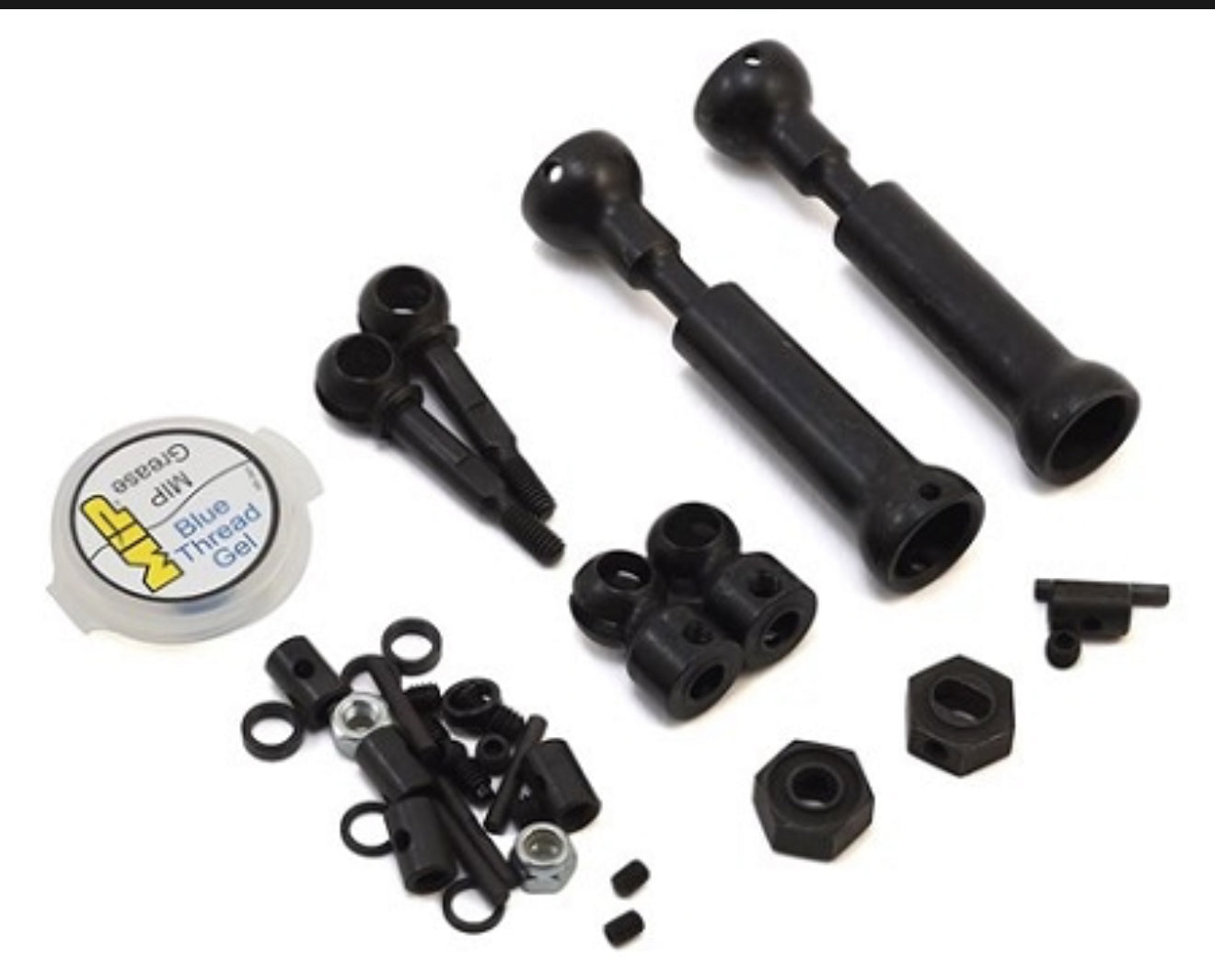 MIP X-DUTY CVD DRIVE KIT REAR 87MM TO 112MM W/5MM BEARING, TRAXXAS SLASH/RALLY/STAMPEDE 4X4