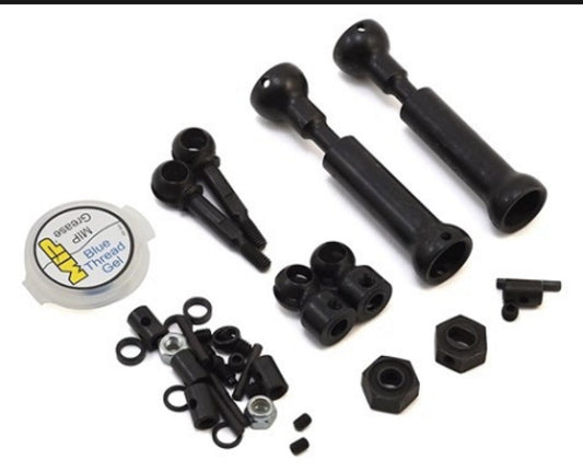 MIP X-DUTY CVD DRIVE KIT REAR 87MM TO 112MM W/5MM BEARING, TRAXXAS SLASH/RALLY/STAMPEDE 4X4